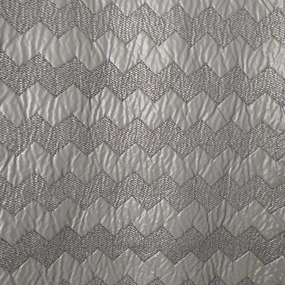 Anthropologie Numph Black Chevron Quilted Jacket Size Medium - Picture 14 of 16